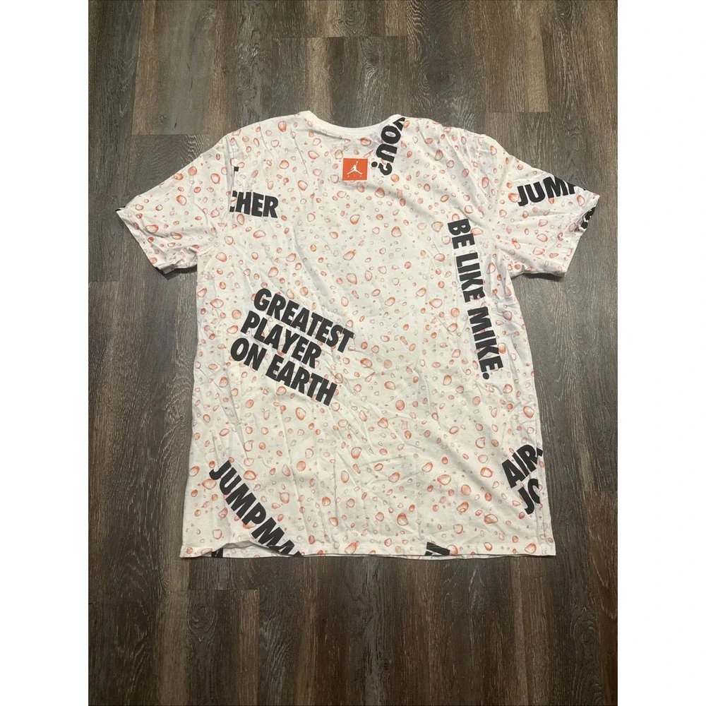 Nike Air Jordan Gatorade Be Like Mike Basketball All Over Print Shirt Men's XL